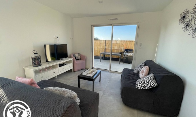 Saint-Vincent-sur-Jard Cabaña | Gite Saint-Vincent-sur-Jard, 3 bedrooms, 6 persons
