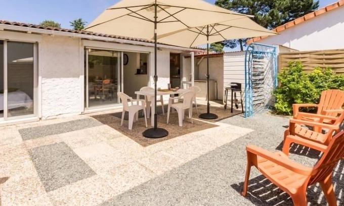 Saint-Brevin-l'Ocean Cabaña | Casa rural Saint-Brevin-les-Pins, 2 dormitorios, 4 personas