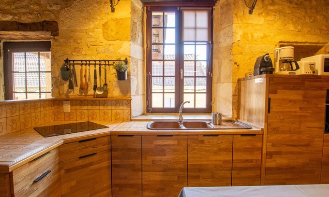 Saint-Pompont Cabaña | Gite Saint-Pompont, 2 bedrooms, 4 persons