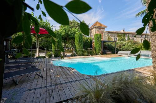 Alzonne Casa | Gite STANDING climatisé avec piscine chauffée et SPA PRIVATIF