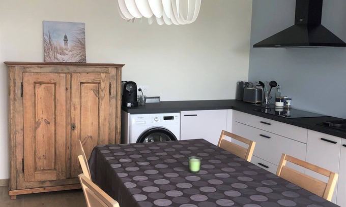 Guisseny Apartamento | Gite Tiarmein 2bedrooms with swimming pool 2 steps from the sea