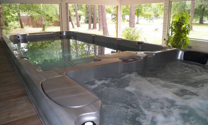 Naujac-Sur-Mer Casa | Con piscina interior privada climatizada - SPA- Playa SAUNA a 7 '; 3000m² de terreno