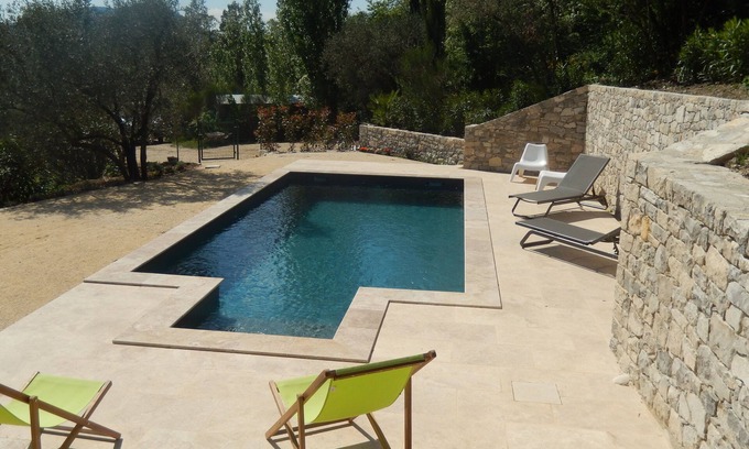 Buis-les-Baronnies Casa | Gite with pool and view of Rocher Saint Julien