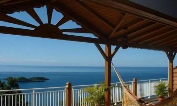 Malendure Cabaña | GITES LA MARLYSE, Vista excepcional del mar Caribe