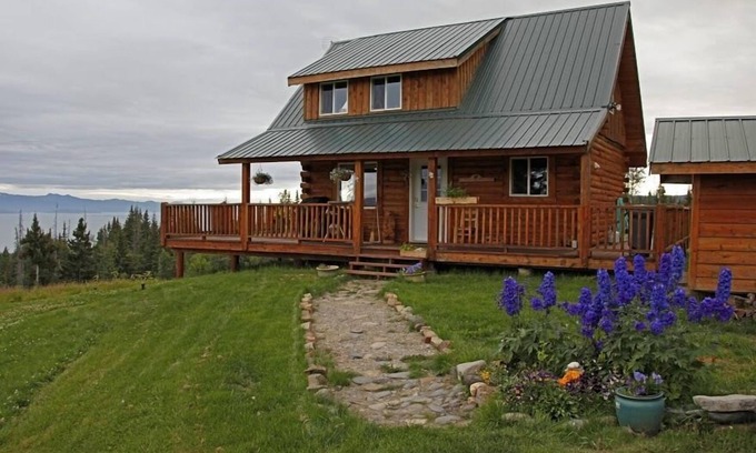 Fritz Creek Cabina | Glacier View Getaway realizada el Kilcher Familia Homestead en Alaska la última frontera