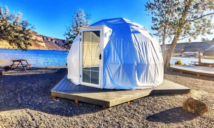 Coulee City Apartamento | Glamping Dome at Blue Lake in Coulee City (site 40)