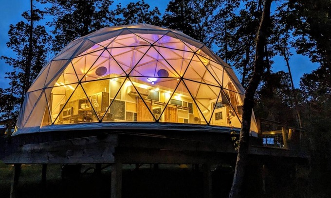 Coalmont Apartamento | Glamping Dome at Getaway on Ranger Creek