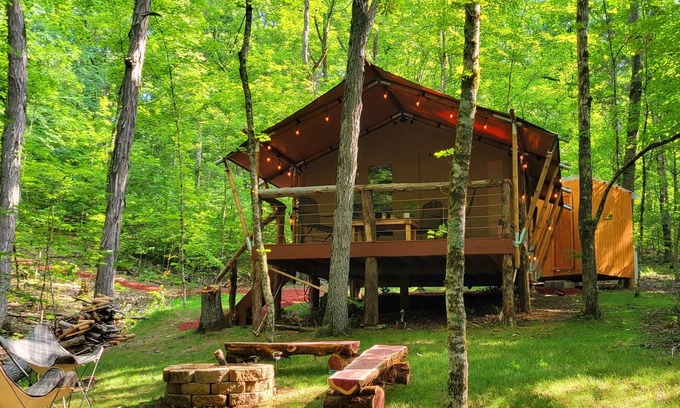 Sevierville Alquiler De RV | GLAMPING IN THE SMOKIES--PRIVATE--LAKE ACCESS