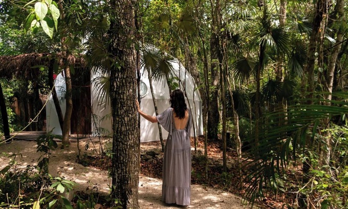 Chemuyil Casa | Glamping Ku Kuk Domo Viento