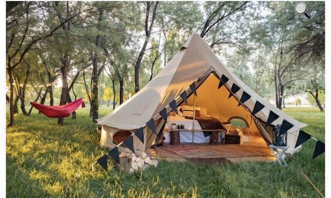 Kenai Alquiler De RV | Glamping Tent 2 @ Moose Tracks Lodging