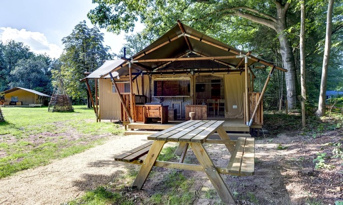 Municipality of Dalfsen Casa | Tienda Glamping en Países Bajos con terraza