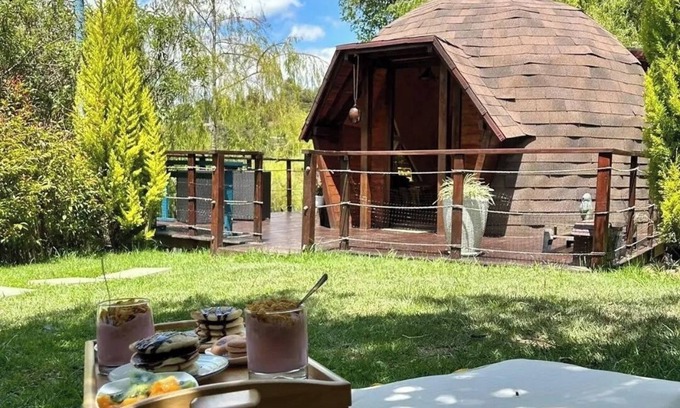 Combita Casa | Glamping tipo domo inmerso en la naturaleza rodeado de fauna y mucha paz