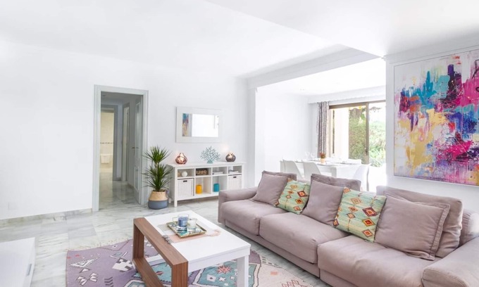 Marbella Cabaña | Golden Beach. Preciosa casa,3hb, piscinas, terraza.