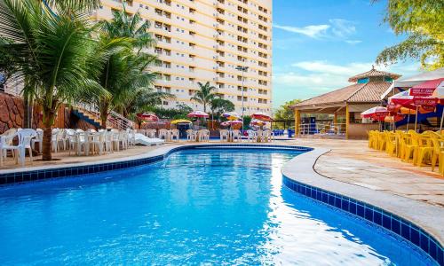 Caldas Novas Apartamento | GOLDEN DOLPHIN Resort - Grand & Express - Caldas Novas - COM TV A CABO - Aguas Termais