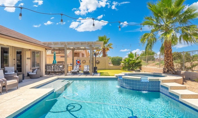 Coldwater Springs Casa | Sin cargo Piscina climatizada con 3 camas, 2 baños más den en el campo de golf