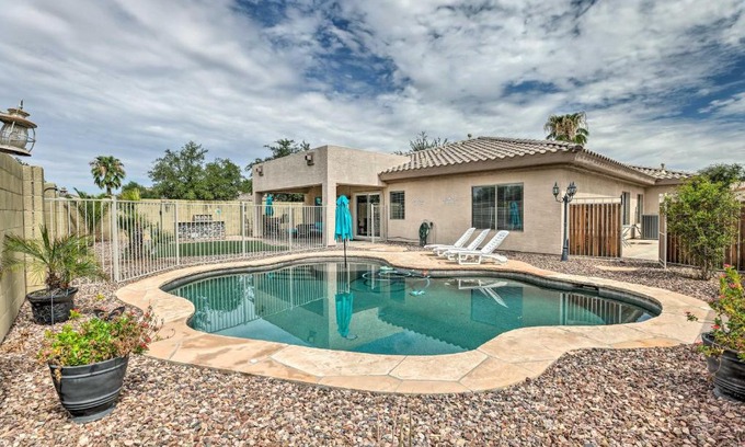 Palm Valley Casa | Goodyear Desert Oasis with Patio and Game Room!