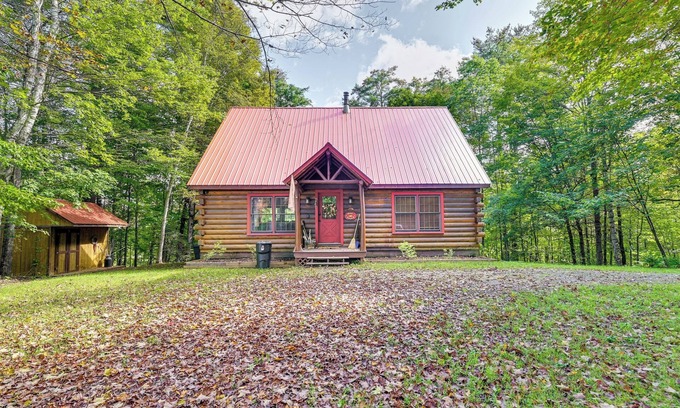 North Creek Cabina | Gore Mountain Cabin: Game Room & Fire Pit