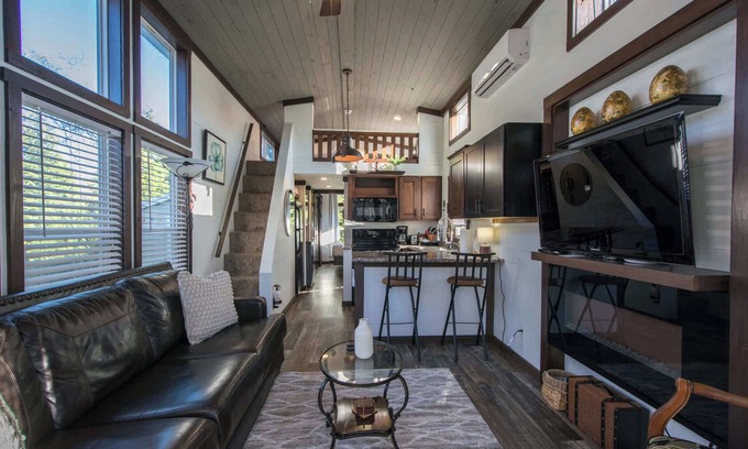 Upward Casa | Gorgeous 1BR Tiny Home w/ Pool | Bocce | Free Tix