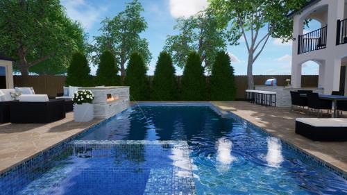 Irving Casa | GORGEOUS 5-bd 4ba w Pool, Hot Tub, 2 kitchens, & Game Room Near Dallas Airports!