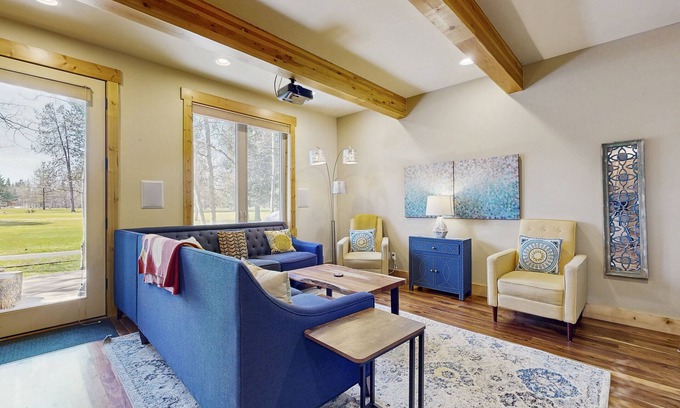 McCall Casa | Gorgeous golf course townhome with great views, gas fireplace, EV charger