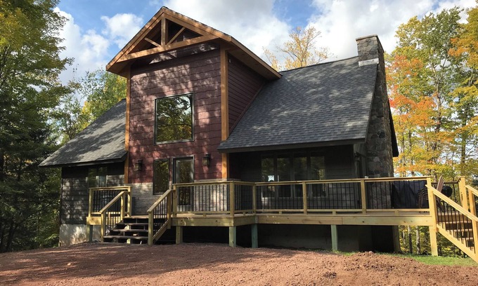 Bessemer Casa | Gorgeous Home in Wooded Setting with Large Fireplace