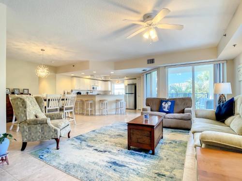 New Smyrna Beach Apartamento | Gorgeous Ocean Walk Corner Unit with Water Views OW15-207