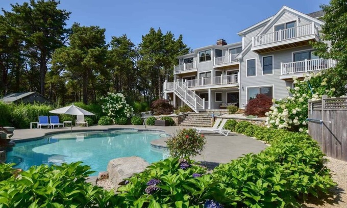 Wellfleet Casa | Gorgeous Outdoor areas with Heated Pool & Hot Tub!