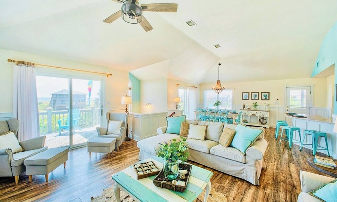Avon Casa | Gorgeous Semi-Oceanfront - Amazing Ocean Views - Hot Tub~ Pirate Mini Golf- Avon