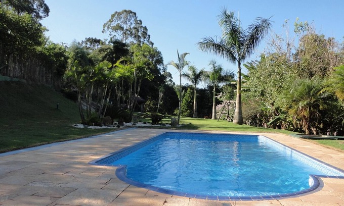 Lajeado do Salto Casa | Lindo Sitio con amplia área verde !! ¡Piscina! ¡Lago! ¡Parrilla!