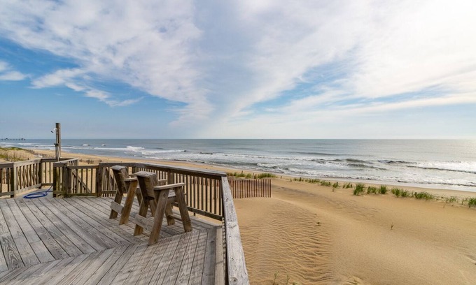 South Nags Head Casa | Grab your Front Row Seats To(o) this oceanfront home in South Nags Head NC!