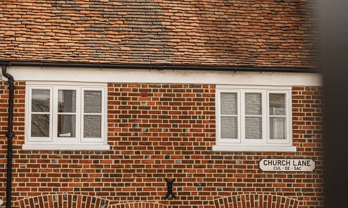 Bray on Thames Cabaña | Diseñador-Rural-Baño con bañera-Vista al campo