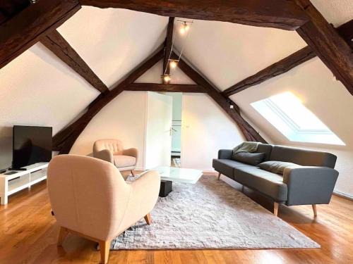 Gouvieux Apartamento | Grand appartement en centre ville