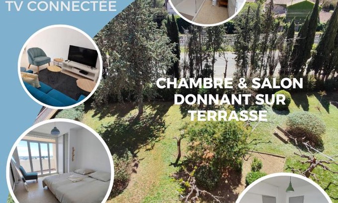 Caremeau Apartamento | Grand Appartement Ensoleillé avec Parking