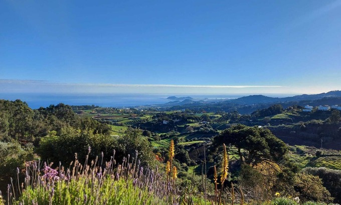 Santa Maria de Guía de Gran Canaria Casa | Grand Canarie, Maison Troglodyte 6 Personnes, Calme et Nuits Étoilés