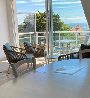 Quiberon Apartamento | Grand et luxueux appartement lumineux 4 pers vue mer Wifi inclus