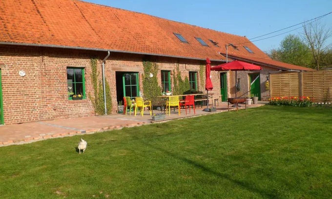 Cavron-Saint-Martin Cabaña | Grand Gîte (62) with sauna & whirlpool bath -15 pers.