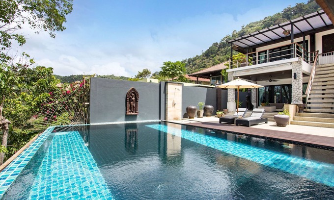 Patong Villa | Grand Ocean View 5BR Pool Villa Kalim 5