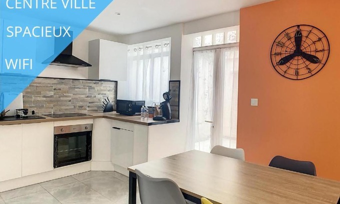 Saint-Acheul Apartamento | GRAND T2 GARE AMIENS TOUT CONFORT 2PERS WIFI