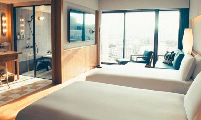 Kumoji Hotel | Grand Twin vs | Buffet breakfast included Prem / Naha Okinawa