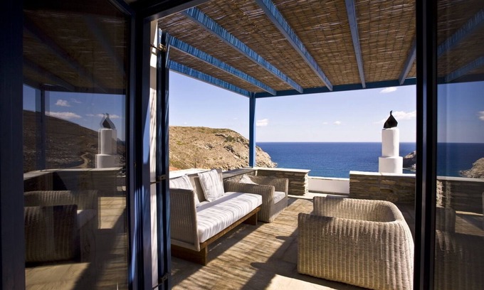 Andros Villa | Grand Villa para familias con panorámicas vistas al mar