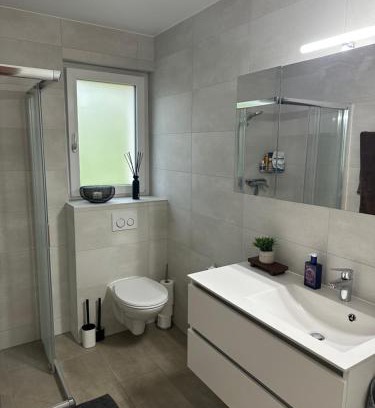 Remaufens Casa | Grande chambre avec salle de bain privé