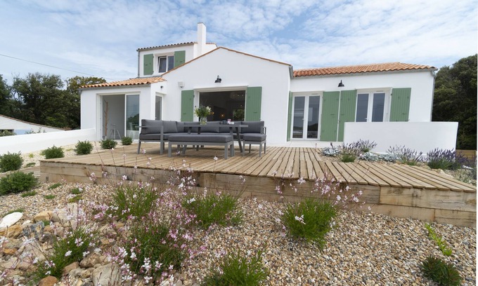 Saint-Pierre-d'Oleron Casa | Grande Maison Familiale Face à L'océan