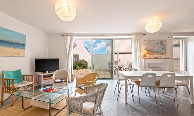Locquirec Casa | Grande maison sur le port