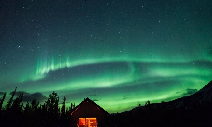 Whitehorse Cabina | Cabina de observación Aurora de Oma y Opa