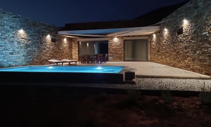 Gavrio Villa | Gray and Blue