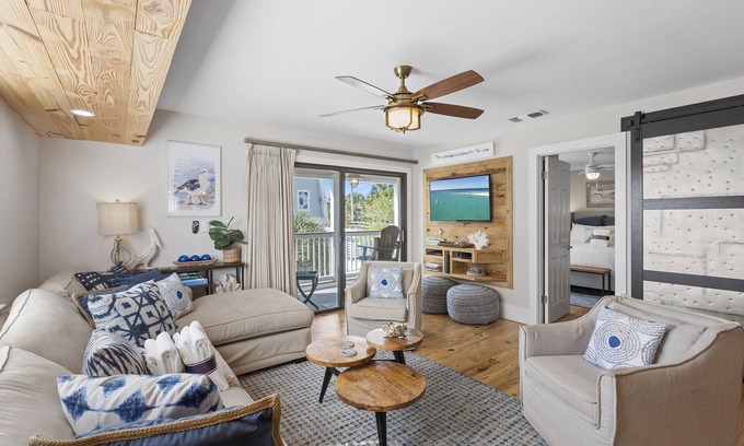 Grayton Beach Condominio | Grayton Beach Villas 103 - Vista del golfo, Grayton Beach, 30A, Steps to the Sand!
