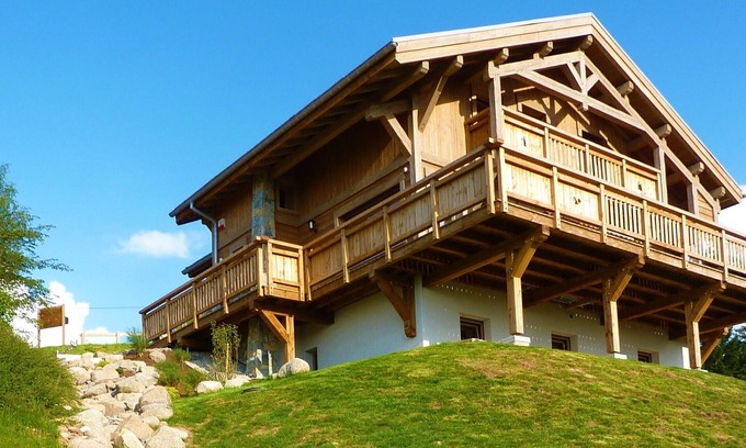 Gerardmer Chalet De Esquí | Gerardmer chalet nuevo de alta Meix, vista al lago, orientación sur, wifi, sauna, pistas cerca