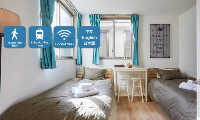 Sendagaya Apartamento | 【Great Location!】Near Shinjuku Sta./Cafe#202
