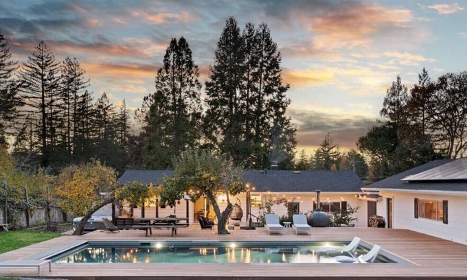 Freestone Cabaña | Green Hill Retreat w/ Pool, Hot Tub, Orchard & BBQ