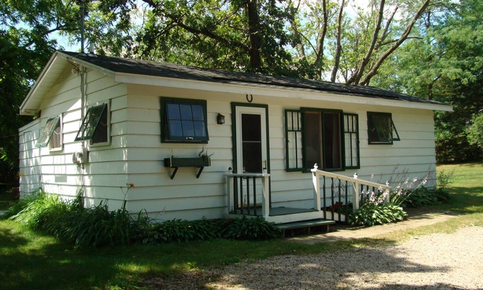 Markesan Cabaña | Green Lake, WI. Pequeña casa. Hermosa casa de vacaciones privada